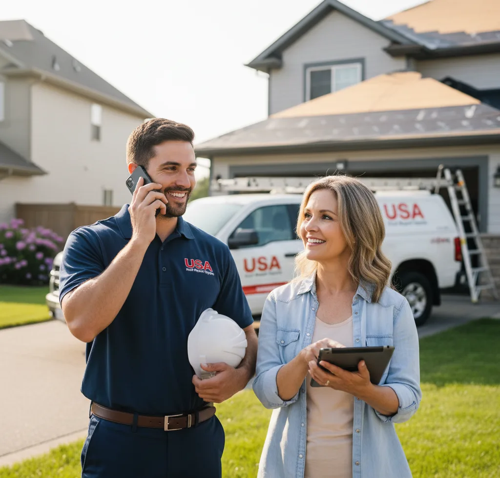 USA Roof Repair Experts customer support in Placerville
